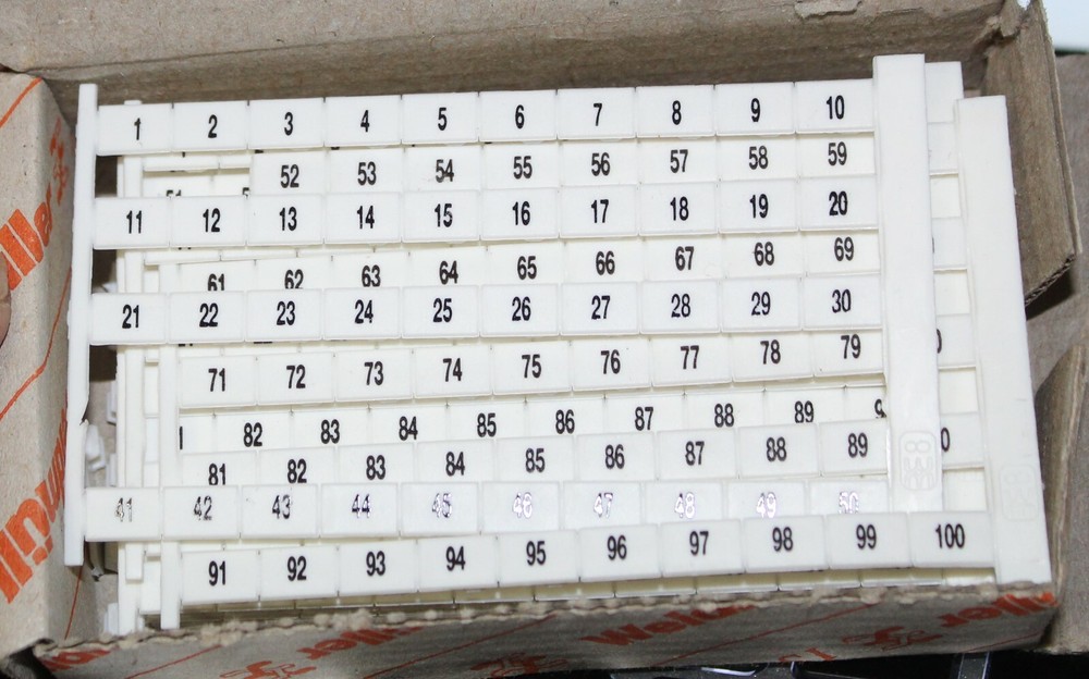 Weidmuller DEK8-FW-1-50 Terminal Marker