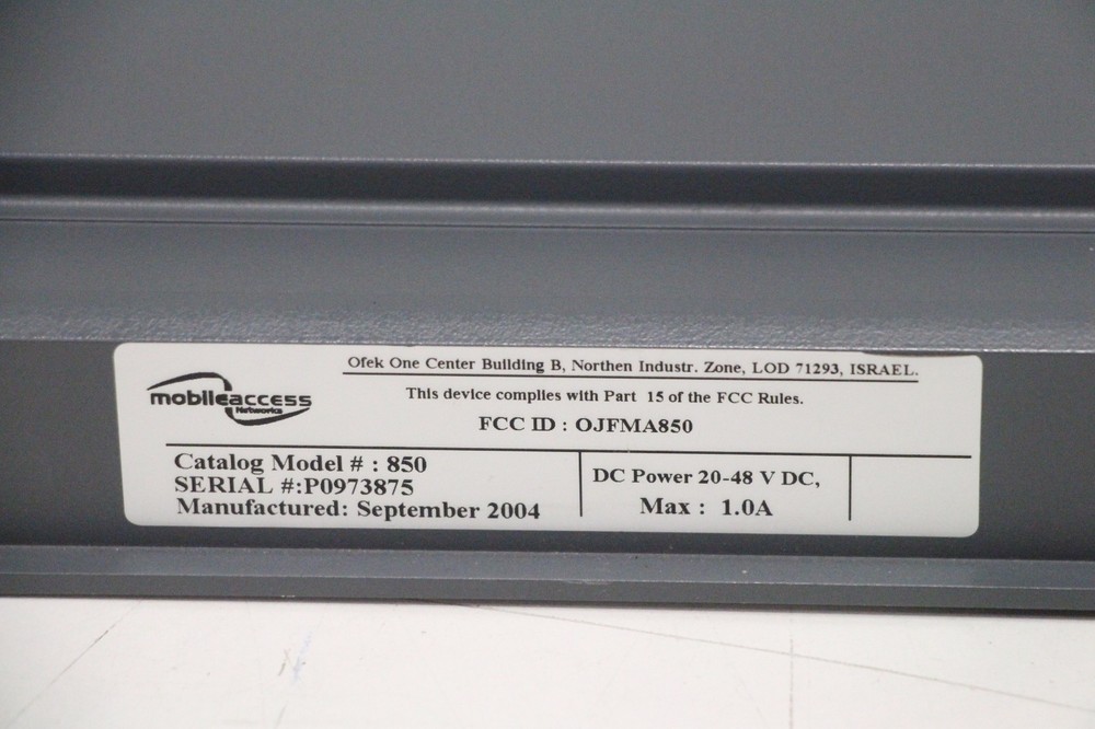 Corning Mobile Access 800 WLAN Module 850 Mobileaccess