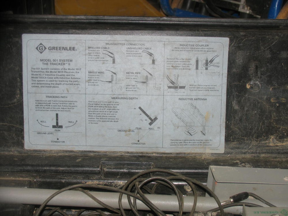 Greenlee Tempo 501 Tracker II Cable Locator