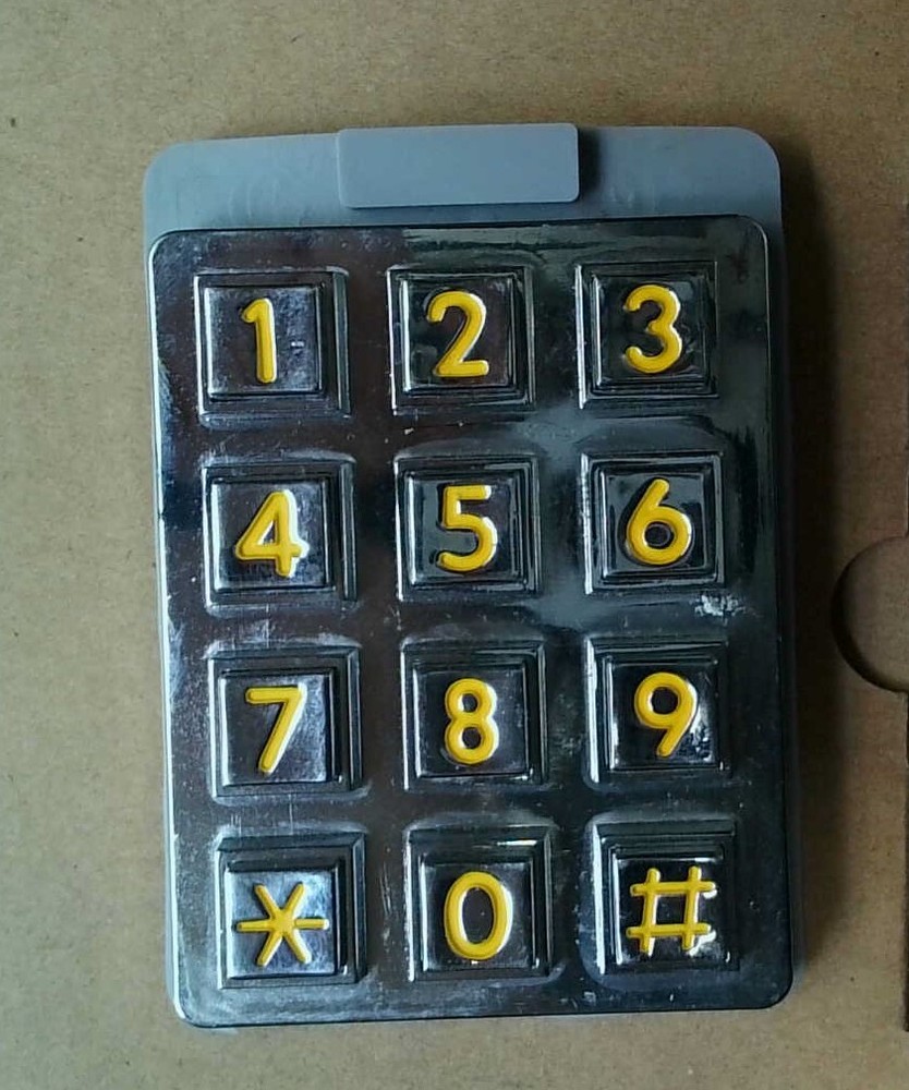 Samwell 7 Pin Gold Numbers Numeric Keypad