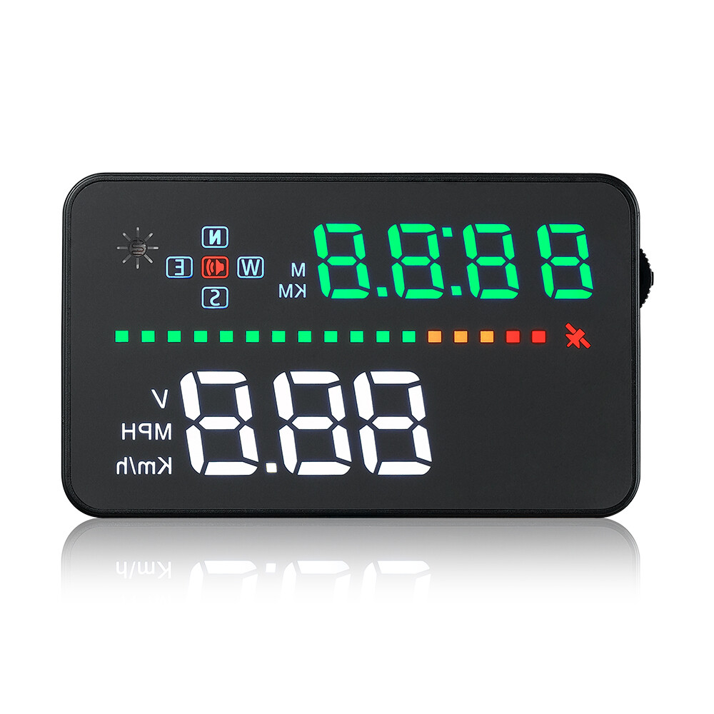 GPS HUD Head Up Display Digital One-key Windshield Projector Speedometer A3