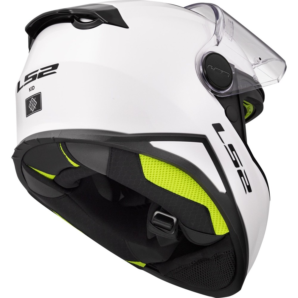 Motorcycle Helmet Children L - LS2 FF812 Kid Solid - Integral Kinderhelm White