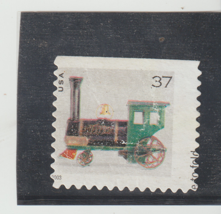 US Scott # 3627 MNG  Misperf Error / EFO Train 37 Cent