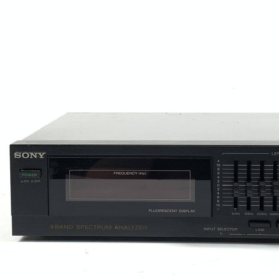 Sony SEQ-910 9-Band Graphic Equalizer Spectrum Analyzer – Tested Working