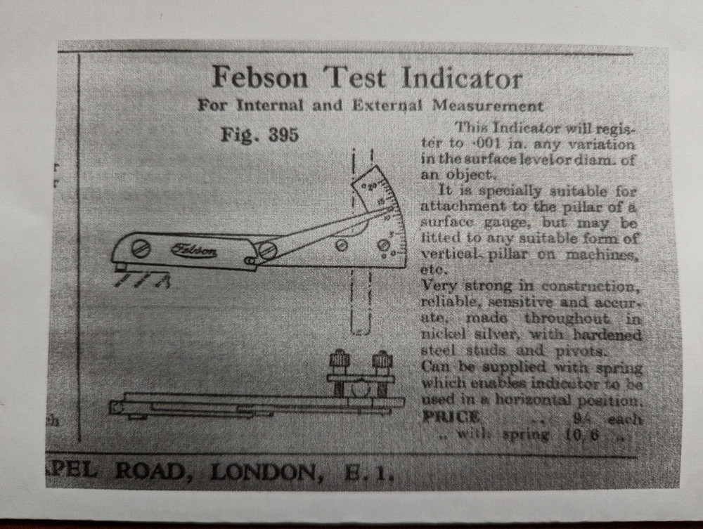 Febson Test Indicator (H)