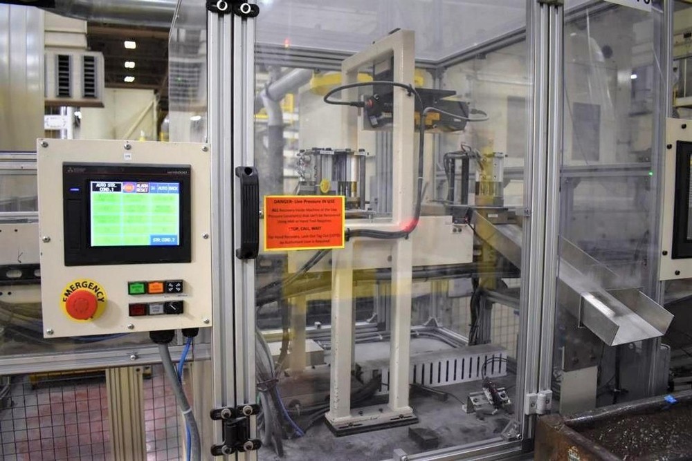 2011 Minster E2-1200-120-60 Eccentric Geared Straight-Side Transfer Press #6822
