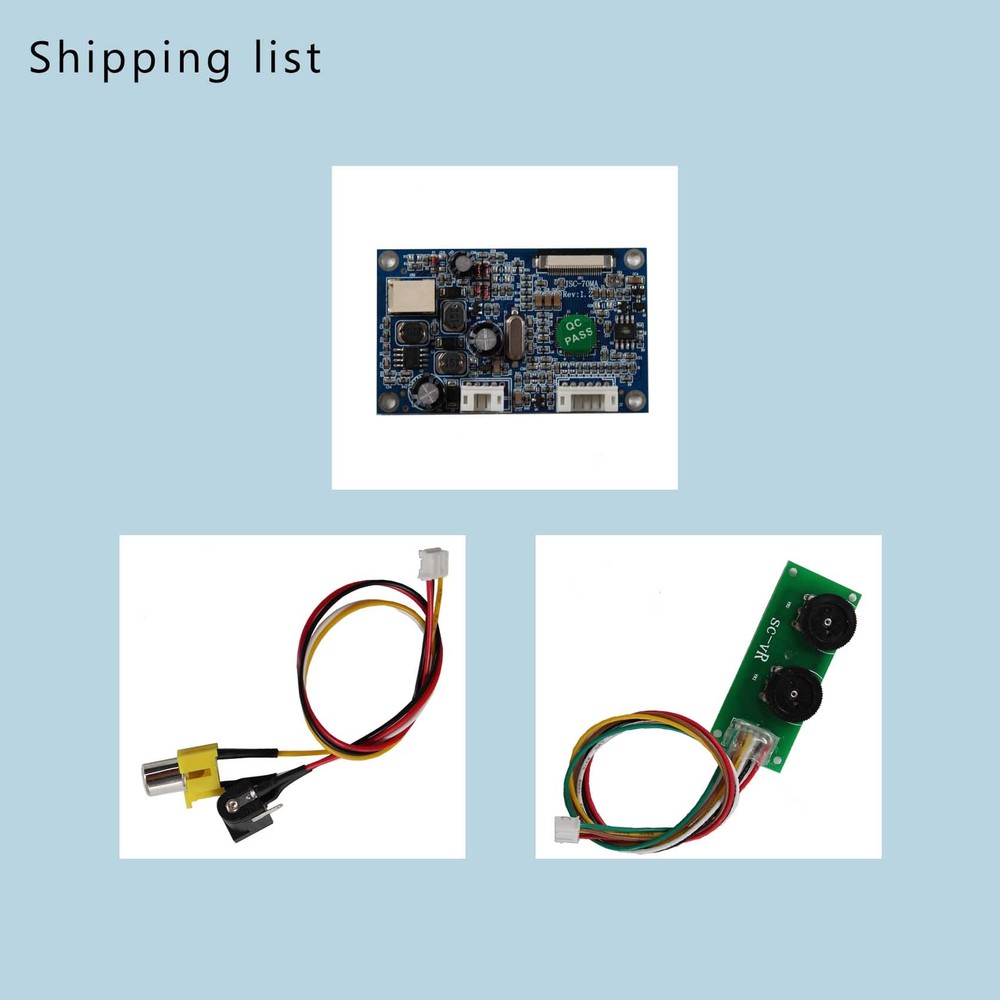 For 26Pin TTL interface LCD Screen CVBS input Controller Board