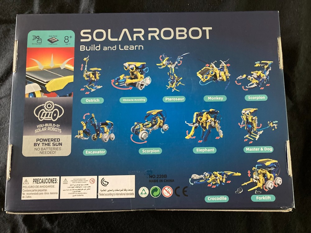STEM Solar Robot Build and Learn OG-KSR03 set- New Unopened