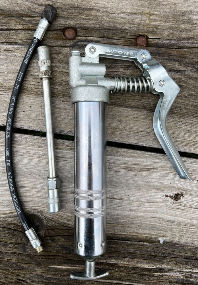 Vintage Autotec Mini Grease Gun - Previously Used - UNTESTED