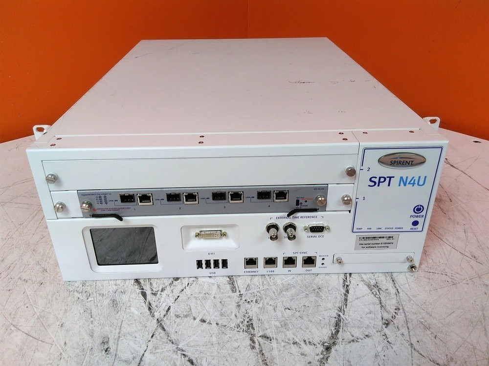 Spirent SPT N4U Chassis with CM-1G-D4 Module Fan Error AS-IS