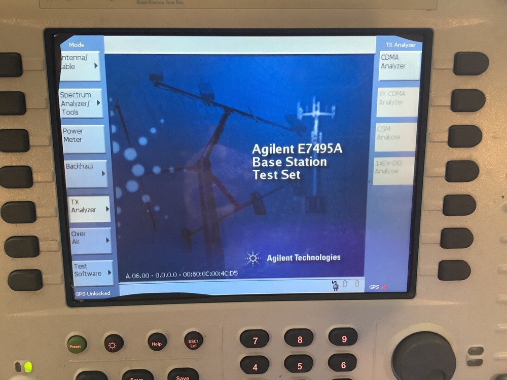 Agilent E7495A Wireless Base Station Test Set in real nice shape NO BATTERY