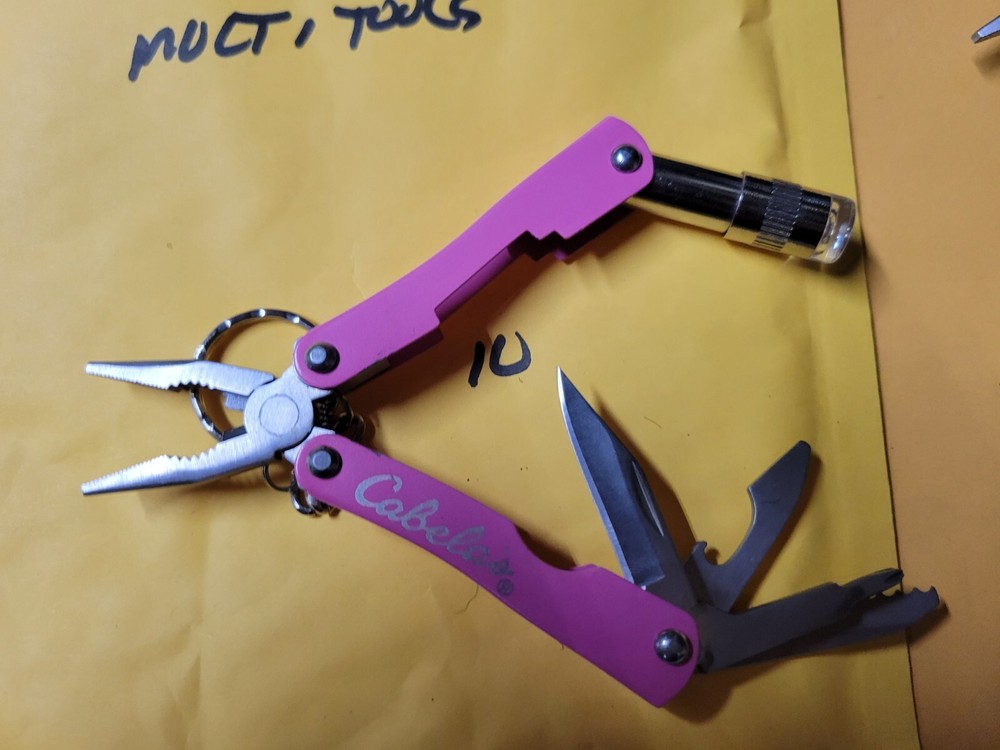 3 EA CABELOS MINI MULTI TOOLS W/ SHEATHS