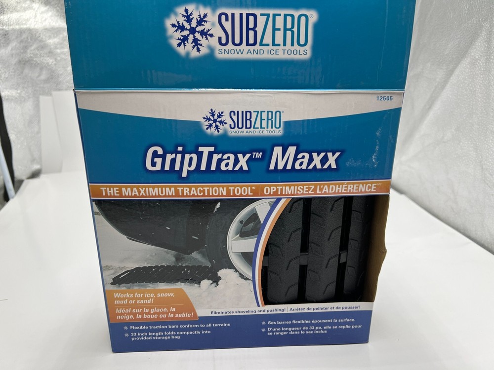 SUBZERO GripTrax Maxx Flexible Traction Mat 33in. Length Black Model# 12505