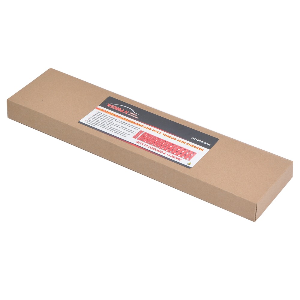 Nut and Bolt Thread Check Tool SAE + Metric Thread Gauge Bolt and Nut Identifier