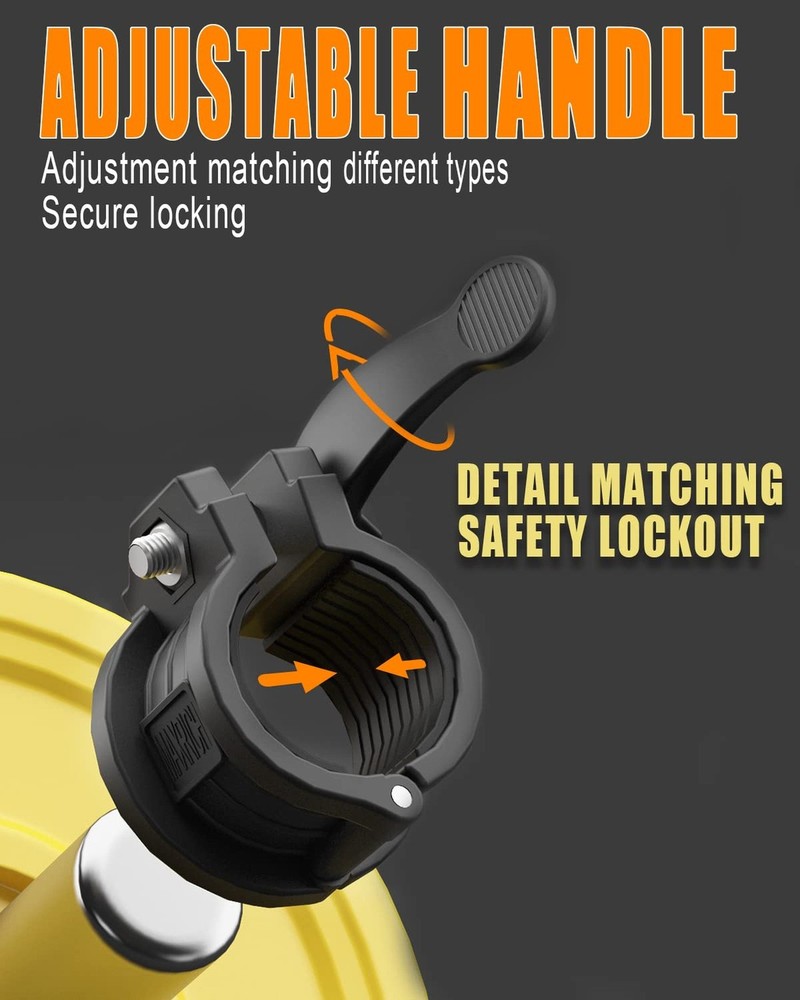 Barbell Clamps 2inch - 2 PCS Adjustable Barbell Clips Quick Release Locking W...