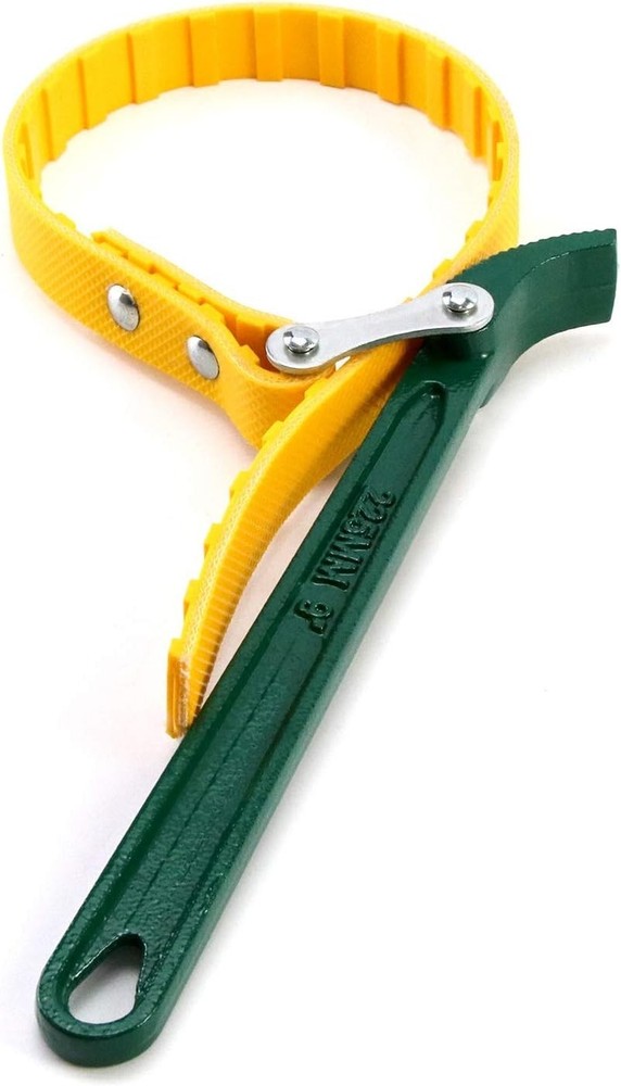 9" Durable Strap Wrench with Adjustable 19 11/16" Rubber Strap, Multi-Purpose