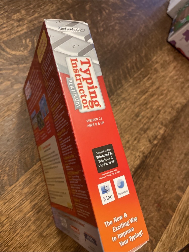 Individual Software Typing Instructor Platinum New Sealed