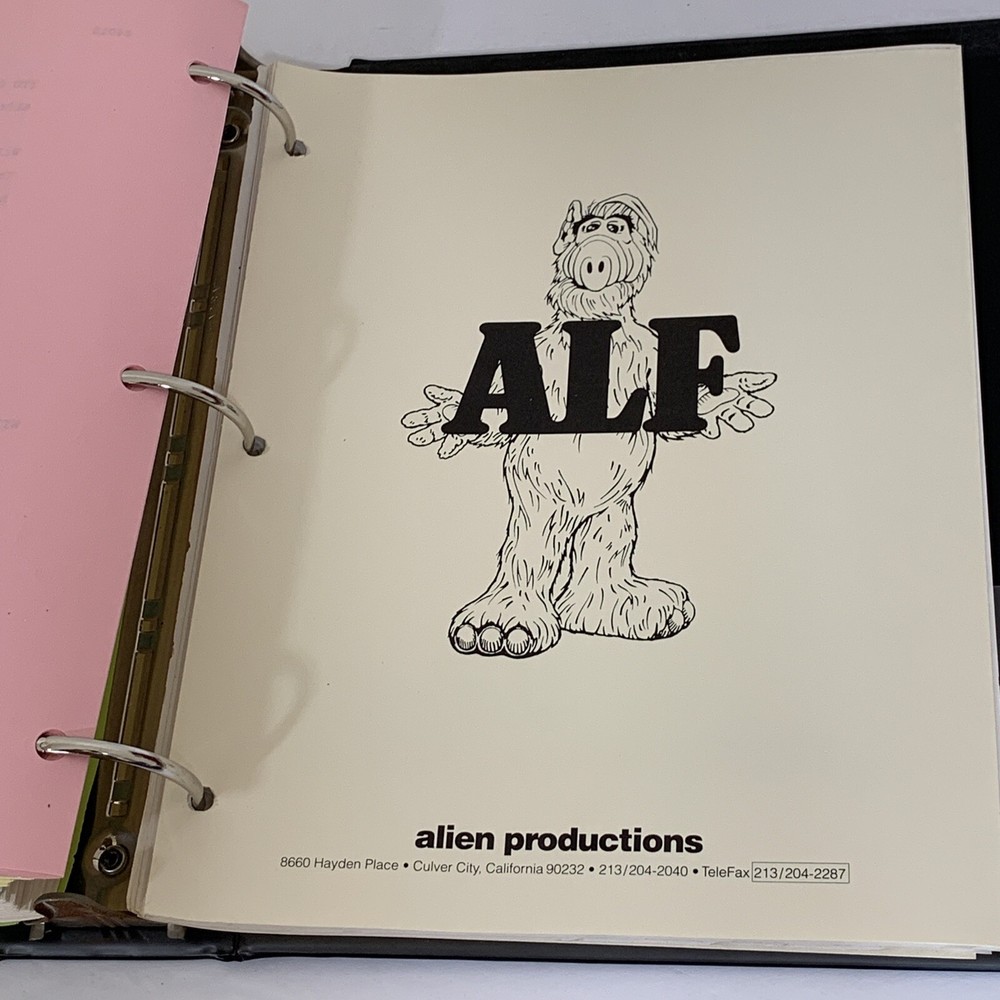 Original Alf TV Script Show, UNIQUE COPY! “When I’m Sixty-Four” #4018