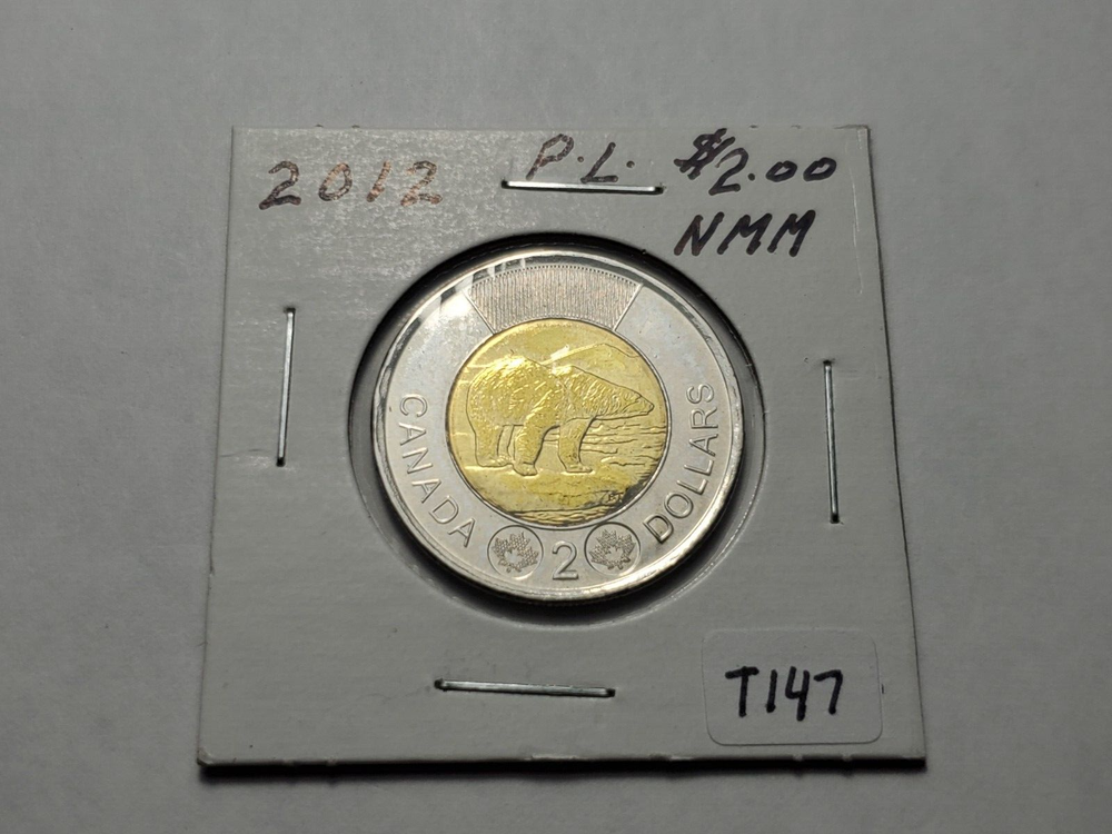 2012 CANADA PL Two Dollar Security Toonie Coin T147