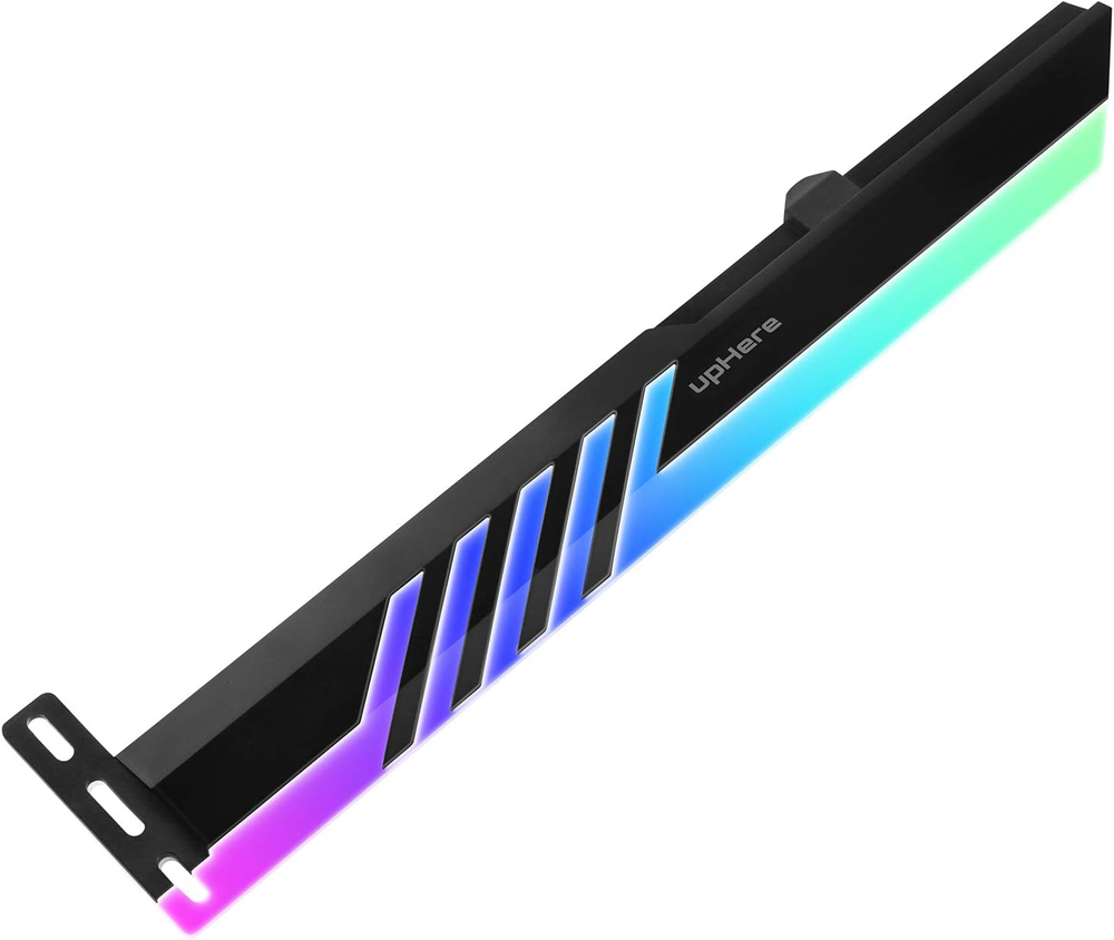 Uphere 5V 3-Pin Addressable RGB Graphics Card GPU Brace Support Holder,Support V