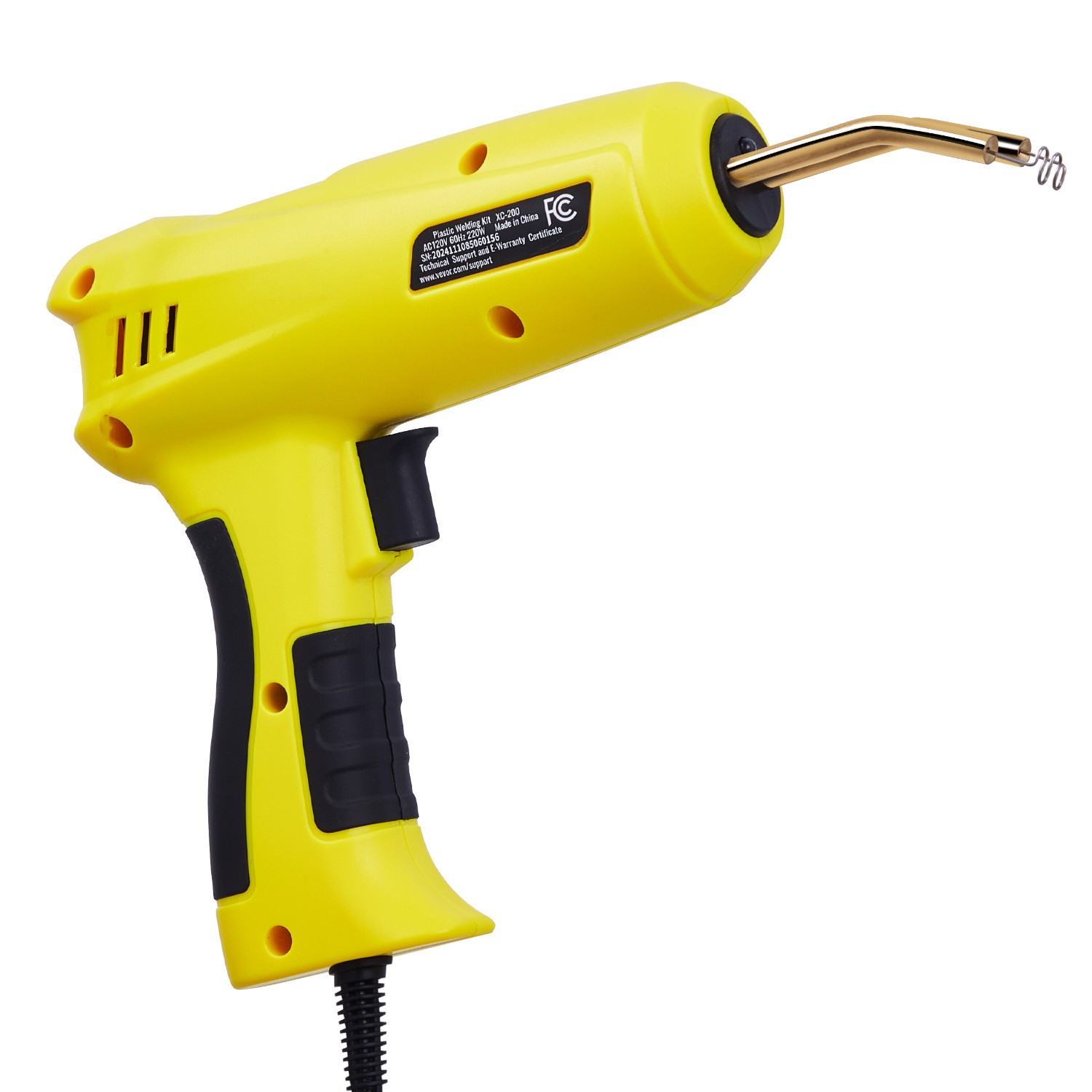 VEVOR Plastic Welder 220W Plastic Welder Gun Kit with 800 Staples & 56 Rods