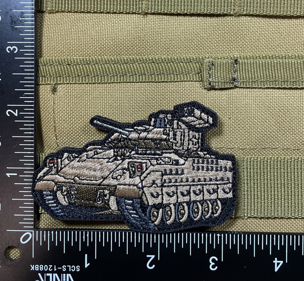 M2 Bradley Vehicle BFV APC Army Tactical Patch Hook Loop Backing