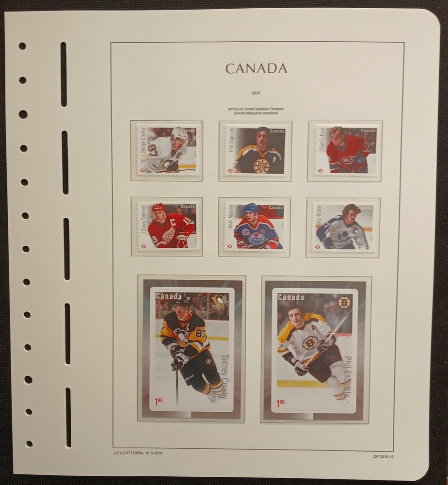 2016 Canada Year Set On Lighthouse/Leuchtturm Hingless Pages