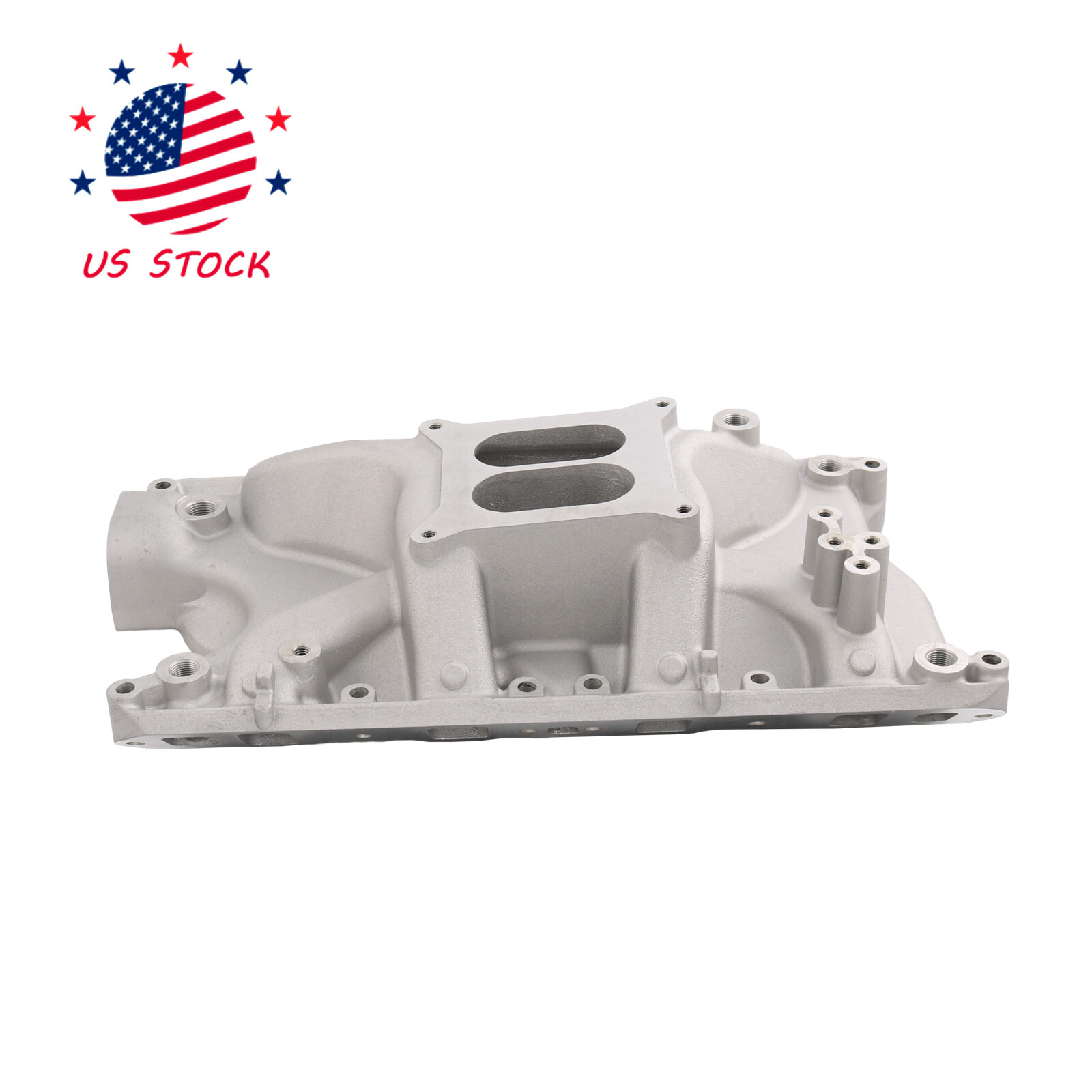 For Ford Small Block Windsor 351W V8 5.8L Aluminum Dual Plane Intake Manifold