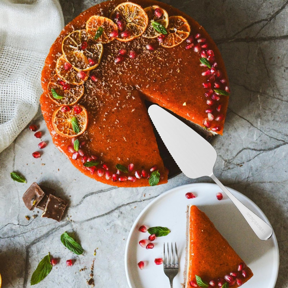 5x Cake Server Pie Holder Transfer Triangular Spade Spatula for Pizza Cake Ba...