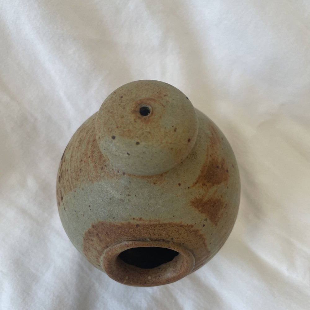 Hanging Stoneware Chickadee House