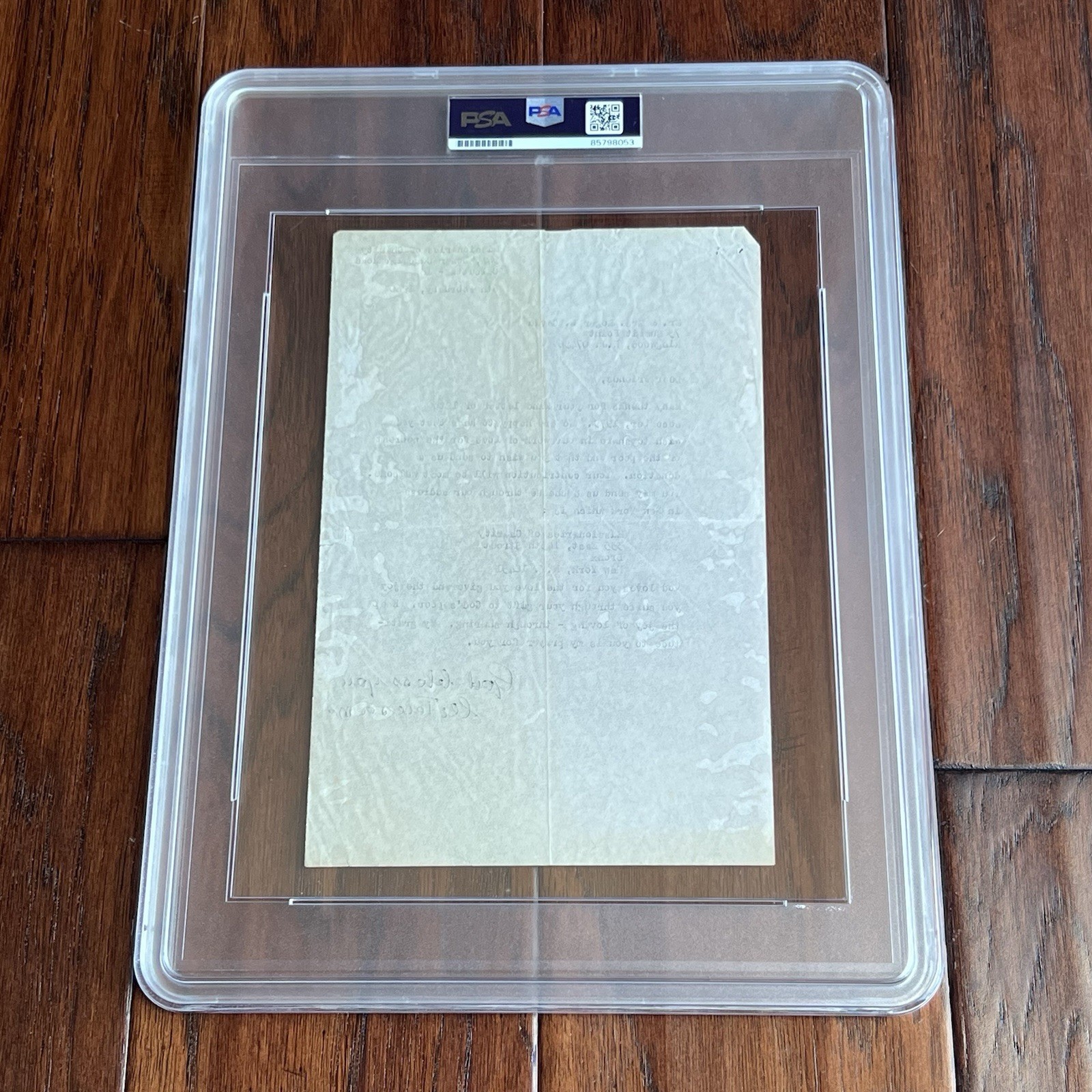 MOTHER TERESA Autograph “Joy of Loving” SIGNED Letter * Catholic SAINT * PSA