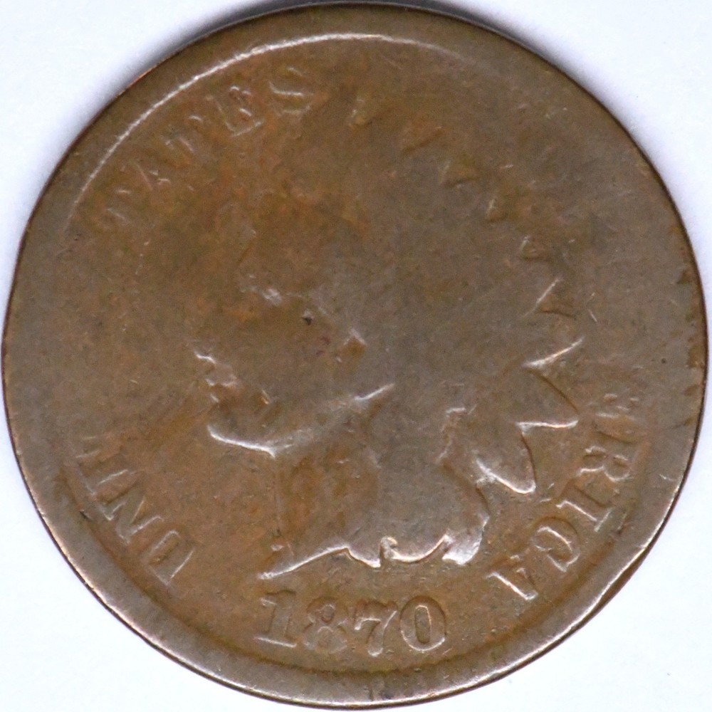 1870 indian head penny