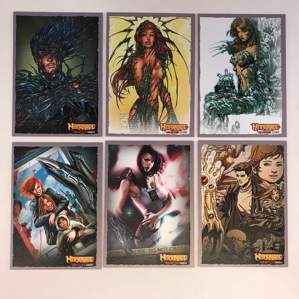 WITCHBLADE (Breygent 2014) Complete PURPLE BORDER PARALLEL CARD SET (72)