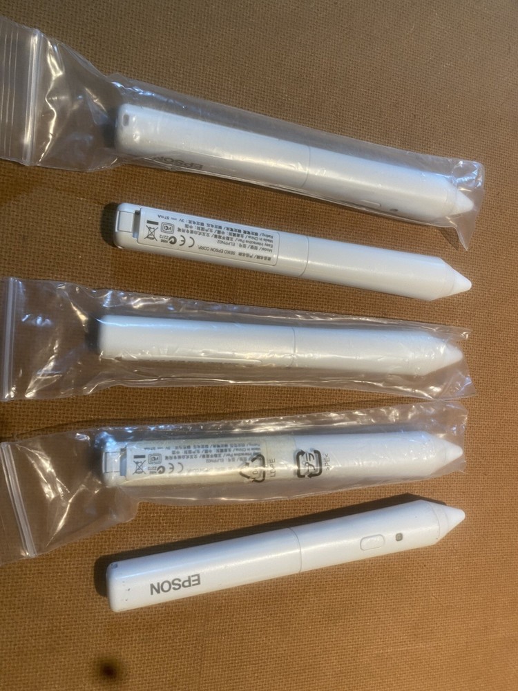 5 Epson ELPPN02 Easy Interactive Pens
