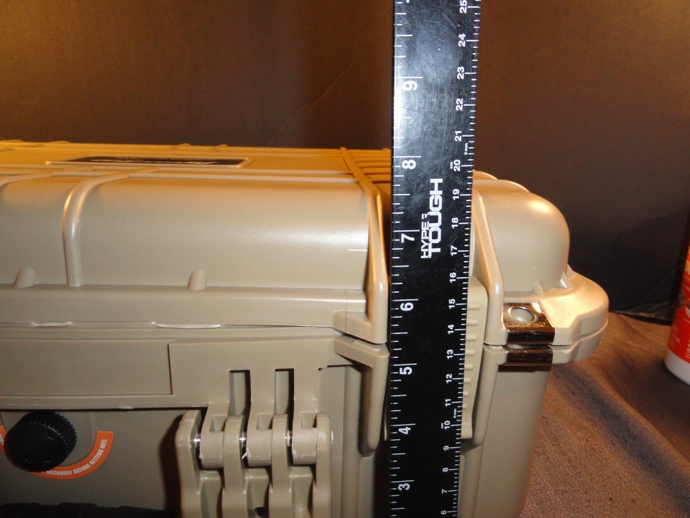 APACHE 4800 WEATHERPROOF PROTECTIVE HARD CASE CAMERA WEAPON TAN DESERT 19x13x7