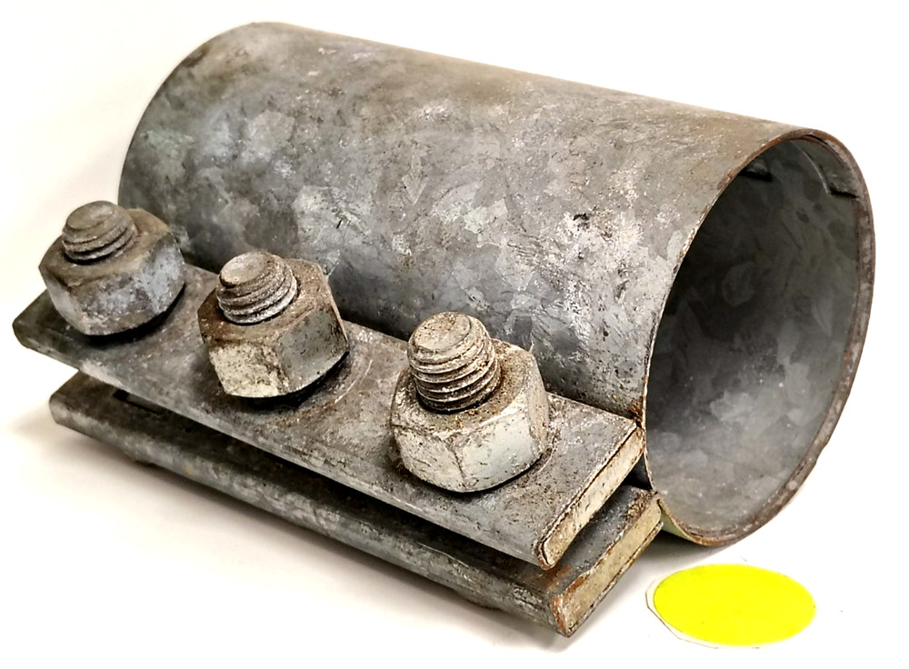 MORRIS COMPRESSION COUPLING 3-1/2" OAD 6" OAL ALUMINUM MATERIAL