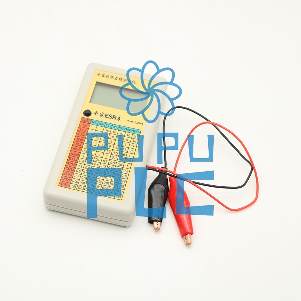 New 1Pcs Digital LCD ESR Capacitance Ohm Meter In Circuit Tester