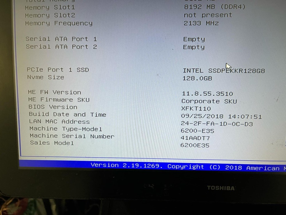 TOSHIBA 6200-E35 ALL IN ONE POS SYSTEM