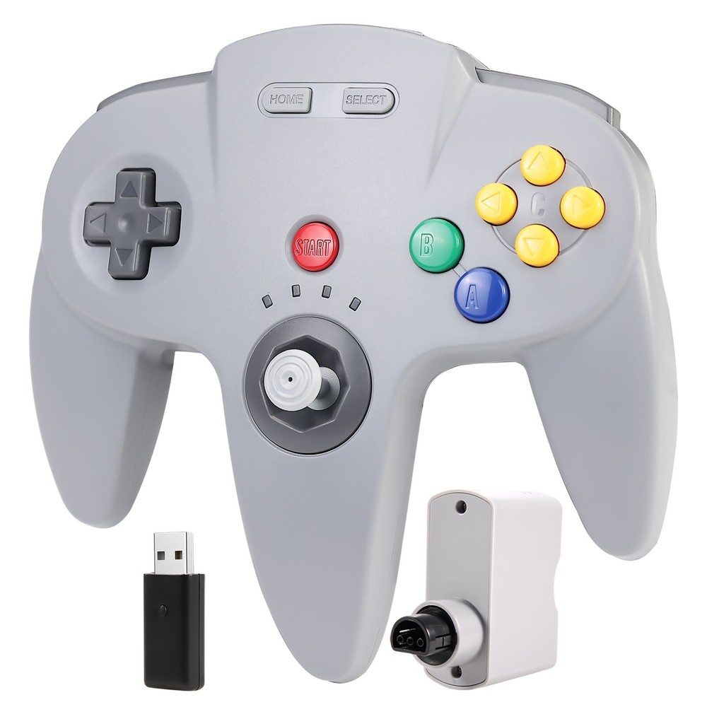 Wireless N64 Switch Online Controller for PC Windows Laptop iOS Mac Raspberry Pi