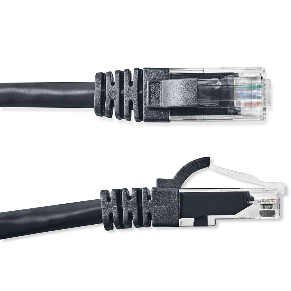 NavePoint Cat6 UTP Ethernet Network Patch Cable UL Listed, 50 FT Black