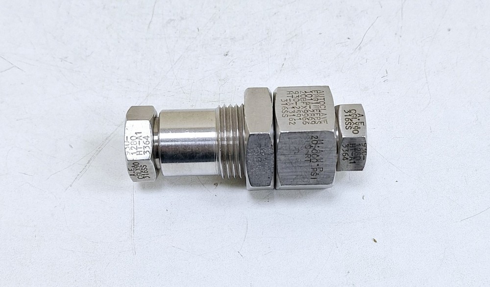 Autoclave 20BFX9966 / 930-2591 Bulkhead Coupling