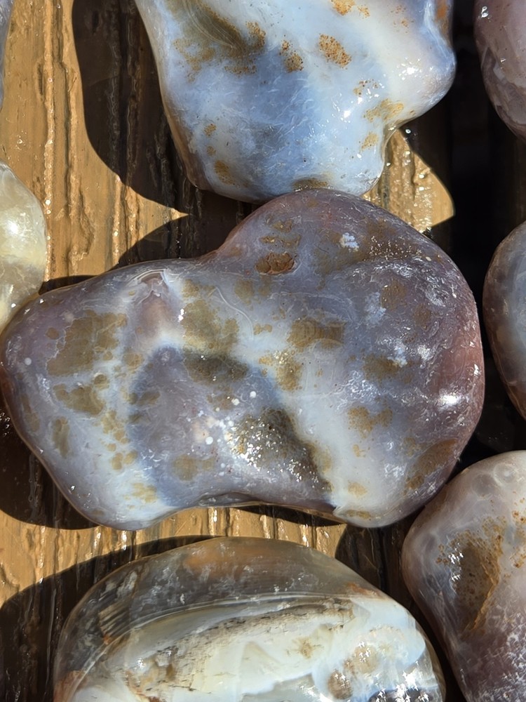 Botswana Agate Selects - UNDERNEATH - Rough, Natural, Not Polished A+ Grade