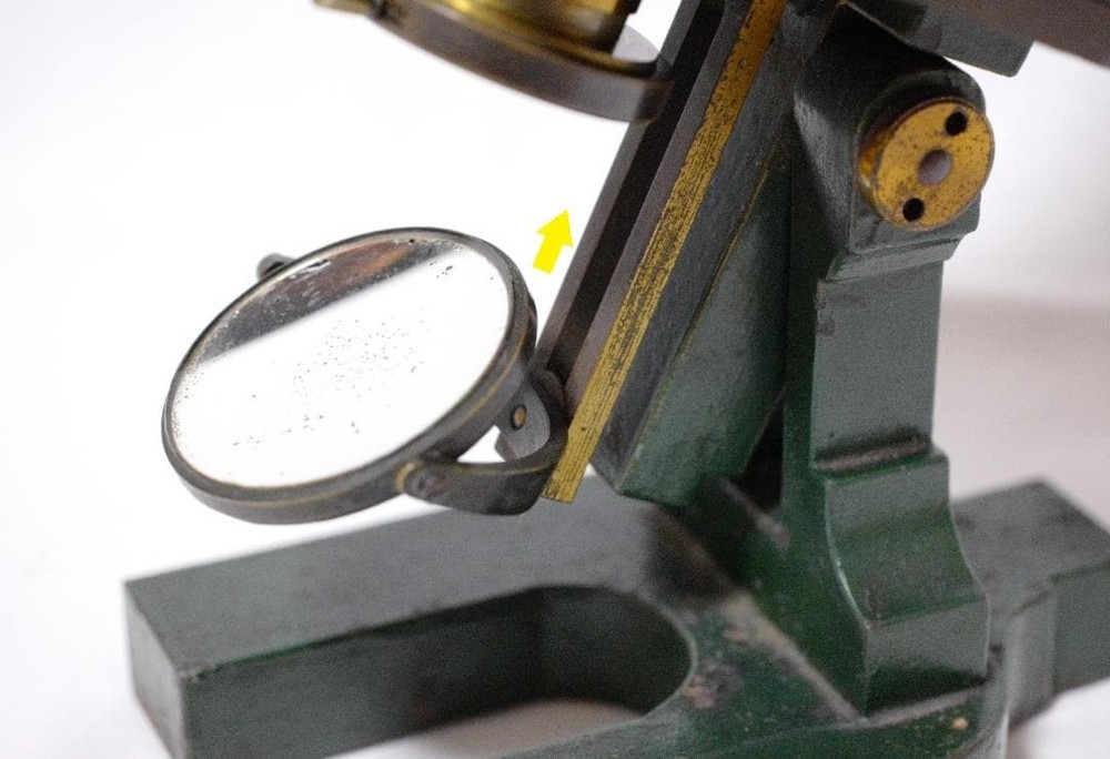 microscope antique vintage collectible E. mester's bacterial microscope