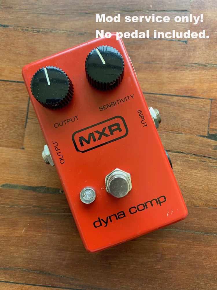 Modify your Vintage MXR Dyna Comp Compressor Alchemy Audio Mod Service Only