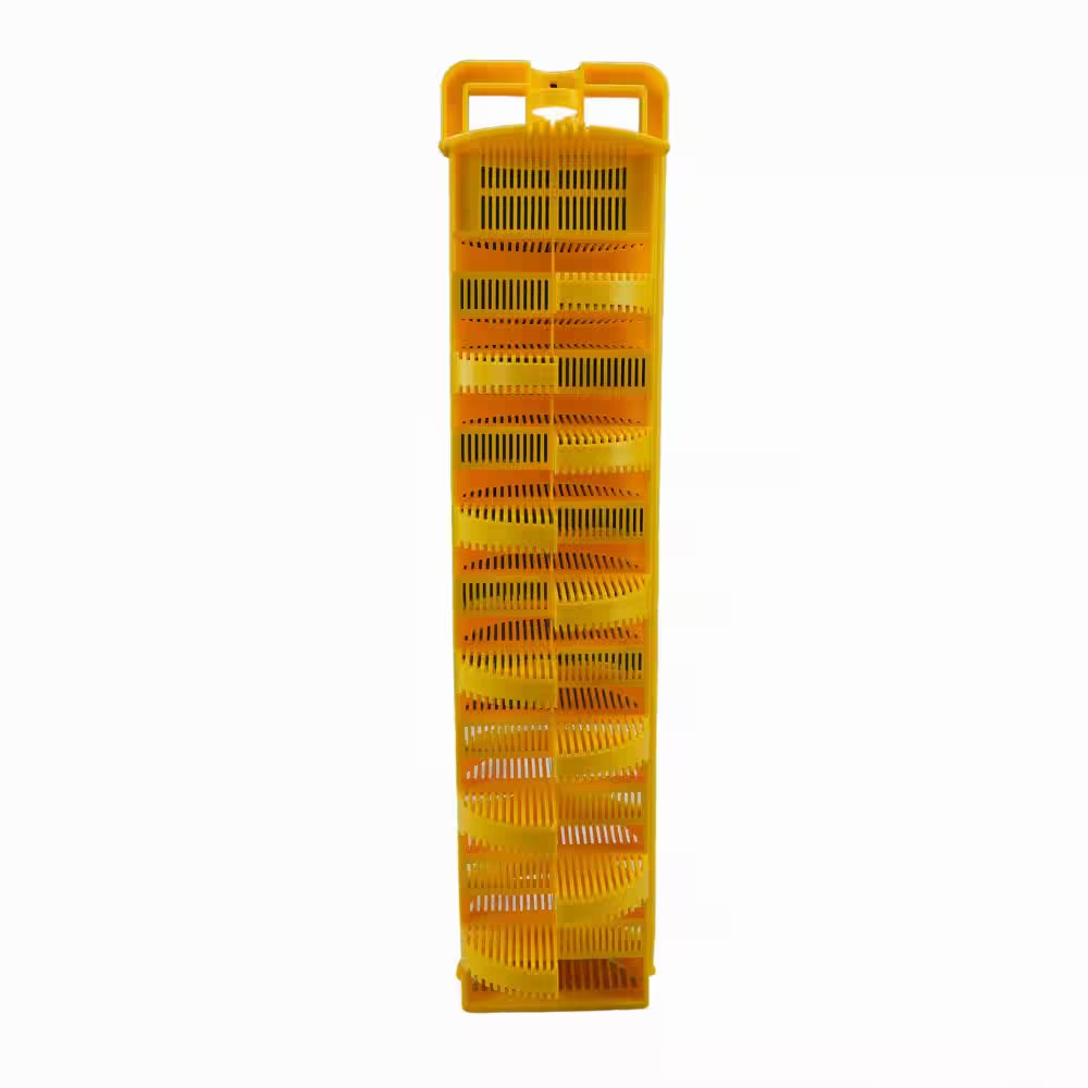 Septic Tank Effluent Filter 4 in Tee Insert Yellow Washable Reusable Easy Clean