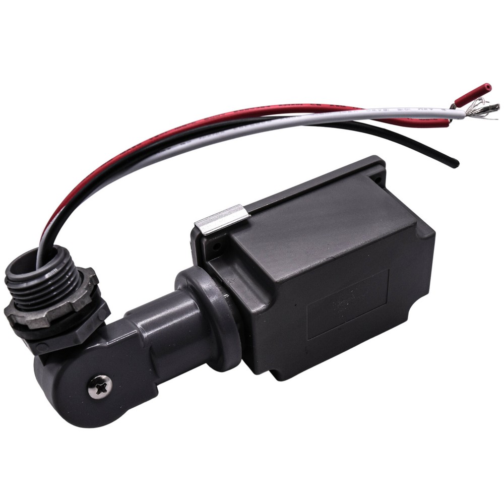 2-Pack Photocell Thermal Type Light Sensor Stem&Swivel Mount Dusk Dawn Hardwired