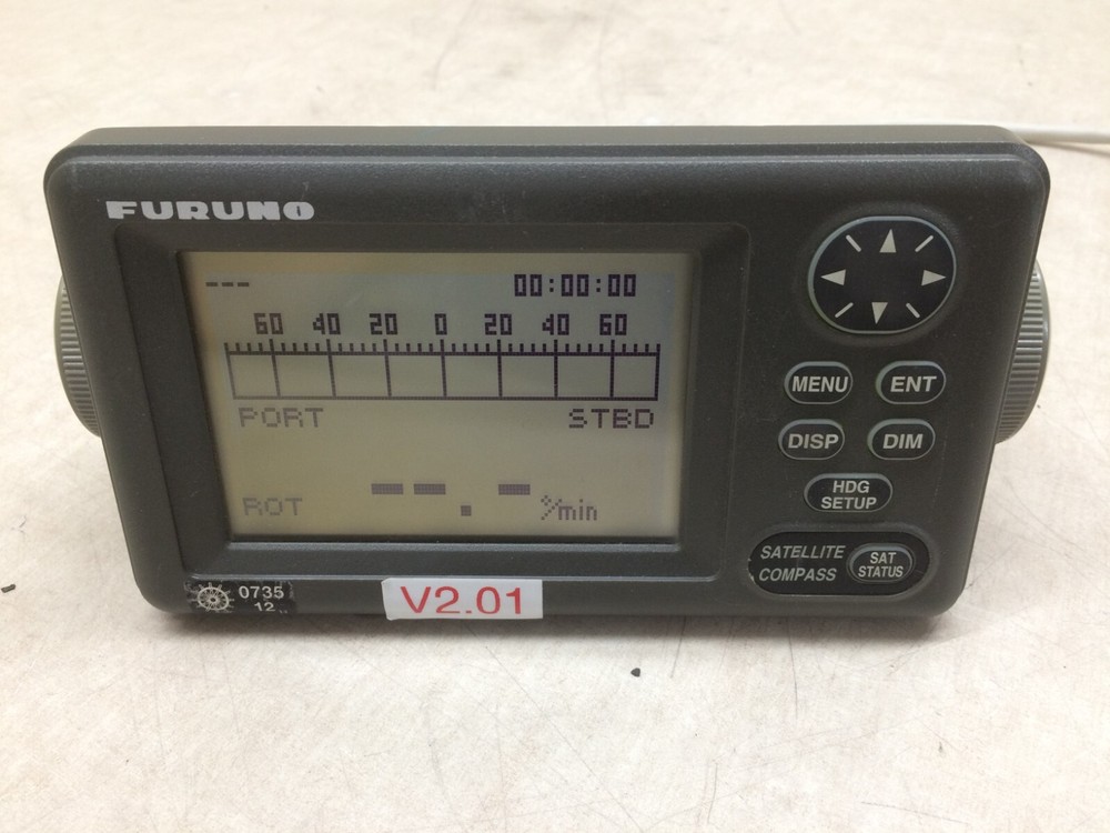 Furuno SC-502 Satellite Compass Display Head V2.01 Screen Button