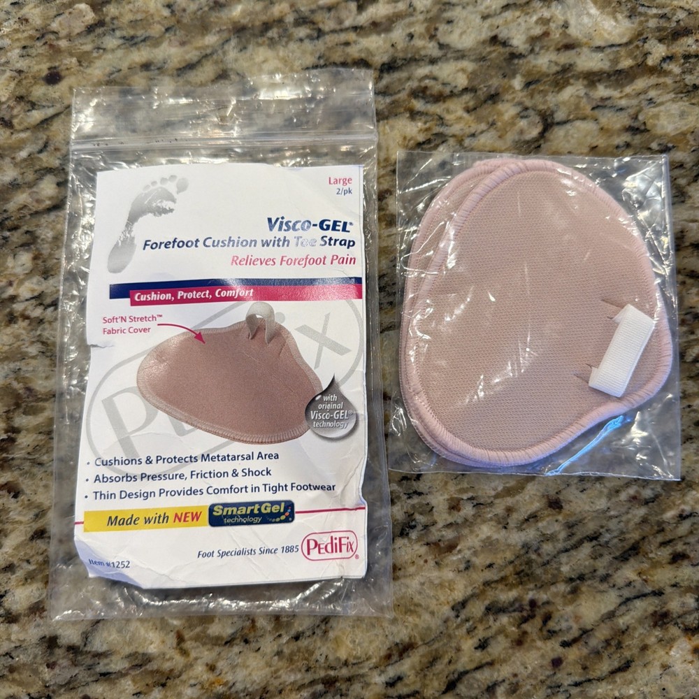 PediFix Visco-GEL Silicone Thin Forefoot Cushion