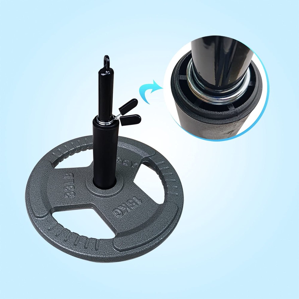 Weight Loading Pin for Cable Pulley System Fits 1 and 2 Inch Plates