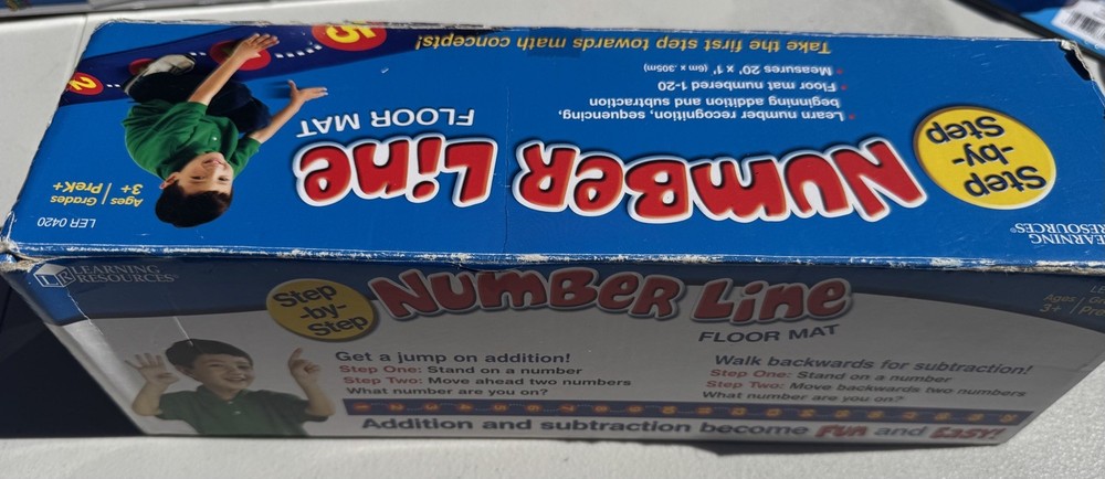 Learning Resources, Math Counting Step-by-Step Number Line 1-20